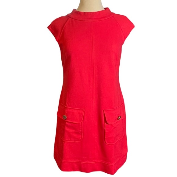 CYNTHIA STEFFE ~ Pink 60’s Inspired Sheath Dress ~ Size 4 - Picture 3 of 4